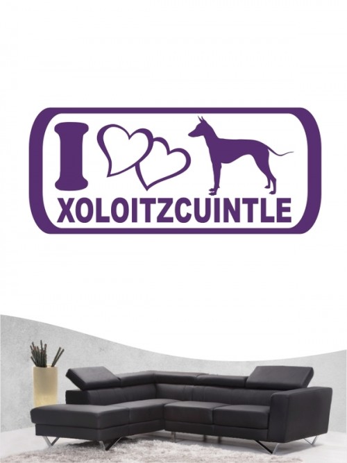 Xoloitzcuintle 6 - Wandtattoo
