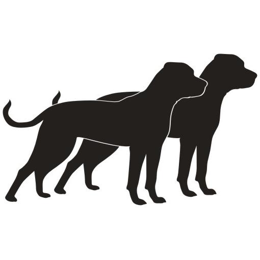 Warnweste Hund mit Name & Wunschtext personalisiert
